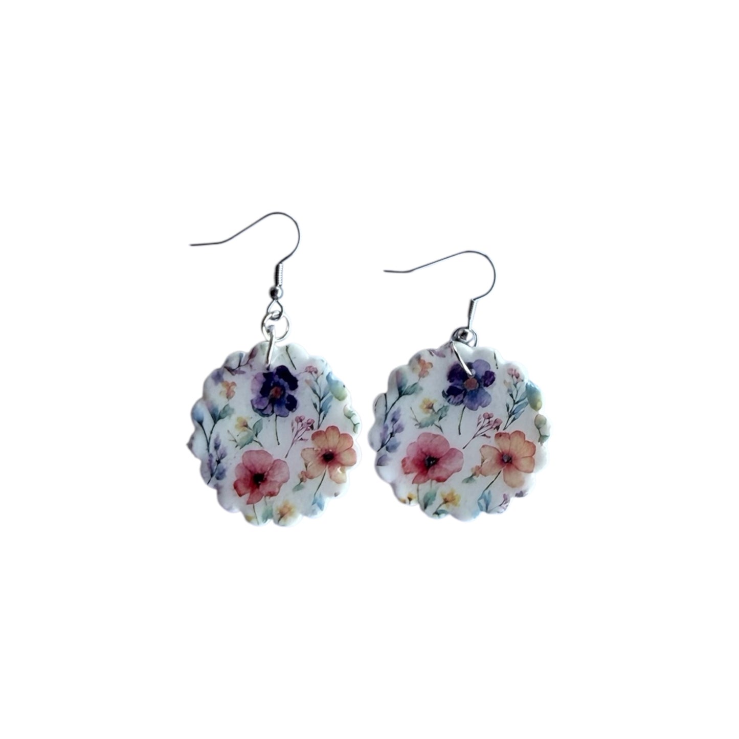 Wildflower Scalloped Earrings