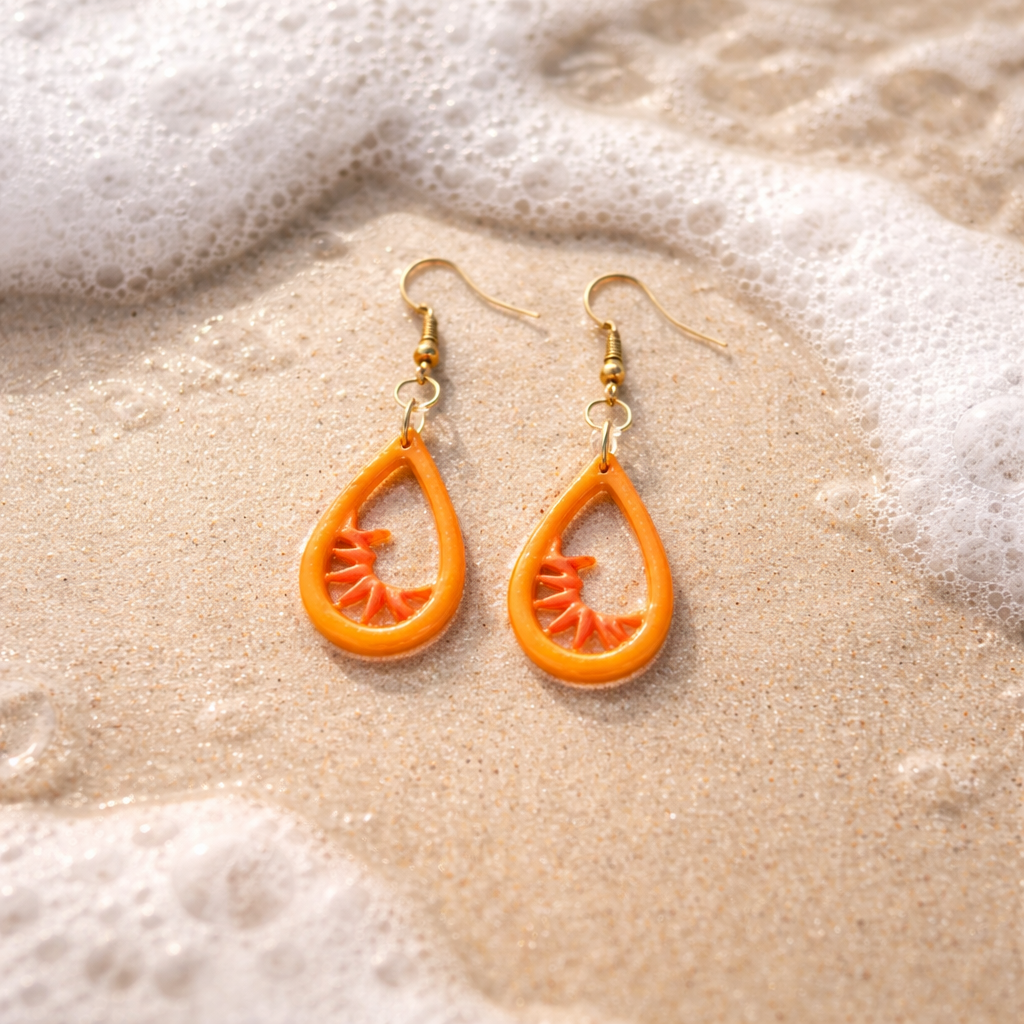 SunburstYellow Earrings