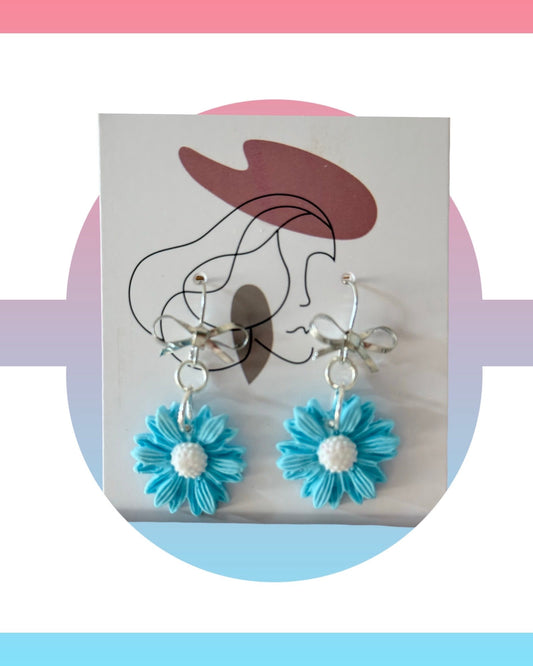 Pastel DAISY Polymer Earrings