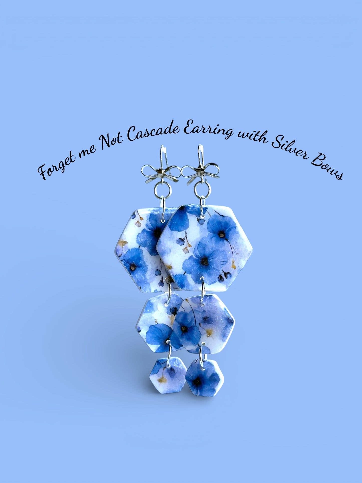 Forget me Not Cascade Earrings
